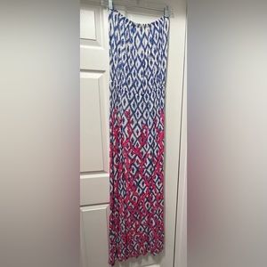 Lilly Pulitzer Strapless Maxi Dress